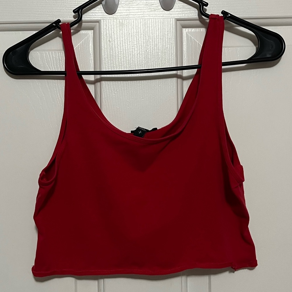 Red express tank top
